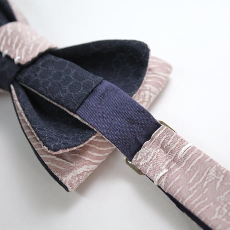 蝶ネクタイ　KIMONO fabric　西陣織 上京蝶帯