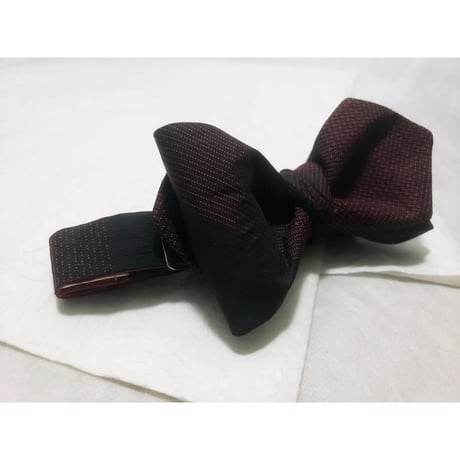 蝶ネクタイ　KIMONO fabric　大島紬