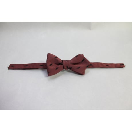 蝶ネクタイ　KIMONO fabric　縮緬絣 PT