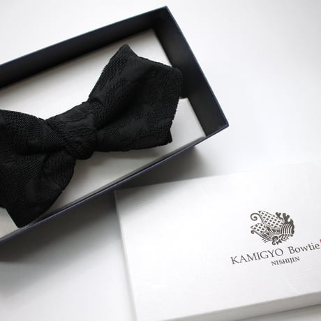 蝶ネクタイ　Import fabric　フランス製ビンテージファブリック 上京蝶帯 #591