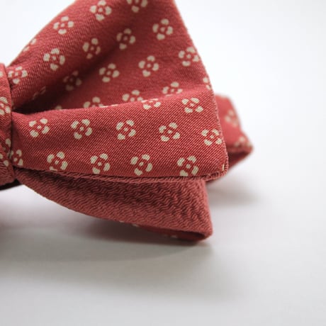 蝶ネクタイ　KIMONO fabric　型友禅 　上京蝶帯