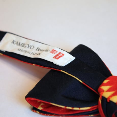 蝶ネクタイ Kids KIMONO fabric 菊文様 型友禅  #kids