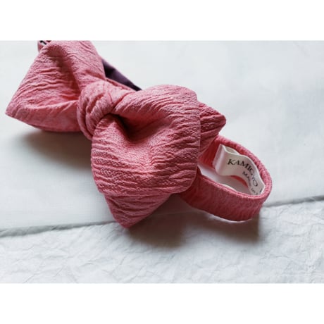 蝶ネクタイ　KIMONO fabric　 丹後ちりめん　上京蝶帯 #928