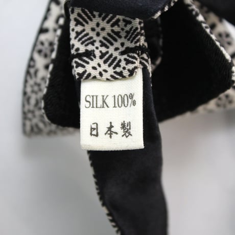 蝶ネクタイ　KIMONO fabric　吉祥文様　型友禅　上京蝶帯 #650