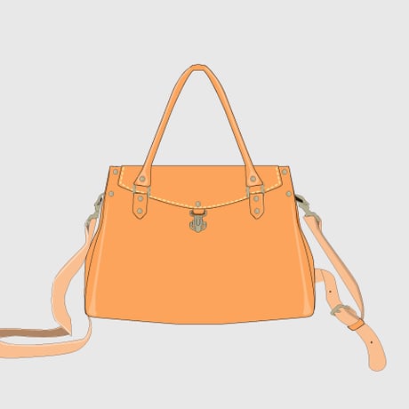【ORZO】《color order》『ベルトセット』ヌメ革 2way ボストンBAG(L) OR313L