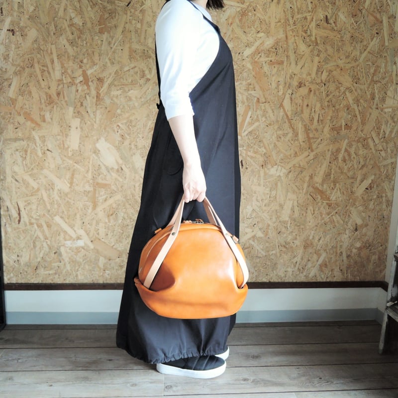OR331M】≪カラーカスタム≫コロッとまん丸2wayボストンバッグ(M