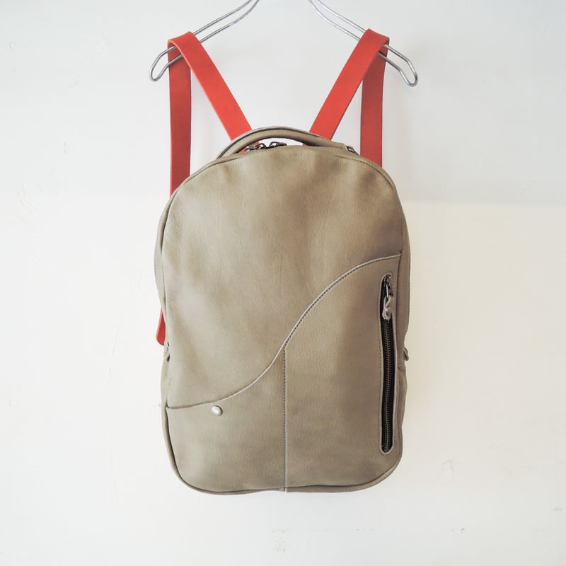 nil】神戸 ソフトレザー<natural> バッグ リュック A4収納可 nil】神戸 ソフトレザー<natural> バッグ リュック A4収納可