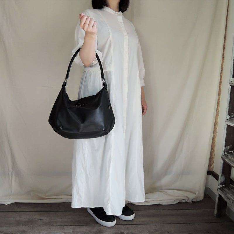 nil】レザー ワン ショルダー バッグ ブラック nl-027 S | ORZO nil】レザー ワン ショルダー バッグ ブラック nl-027 S | ORZO