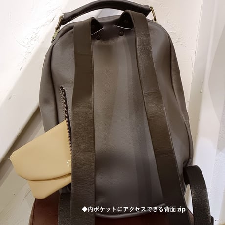 【nl001】軽くて丈夫なA4対応 バイカラーリュックサック グレー【nil】