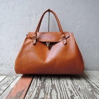 ORZO】ヌメ革 レザーバッグ トートバッグ tote BAG A4対応