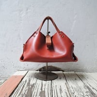 【OR306】持ちやすいサイズでたっぷり入る！2wayハンドバッグ レッド【ORZO】