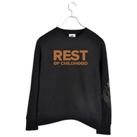 Smiling Bird Crewneck Sweatshirt-Black