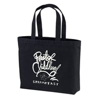 "SPRING FAST" Tote Bag / Black