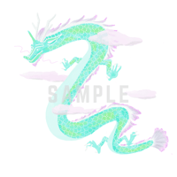 かわいいドラゴンイラストセット