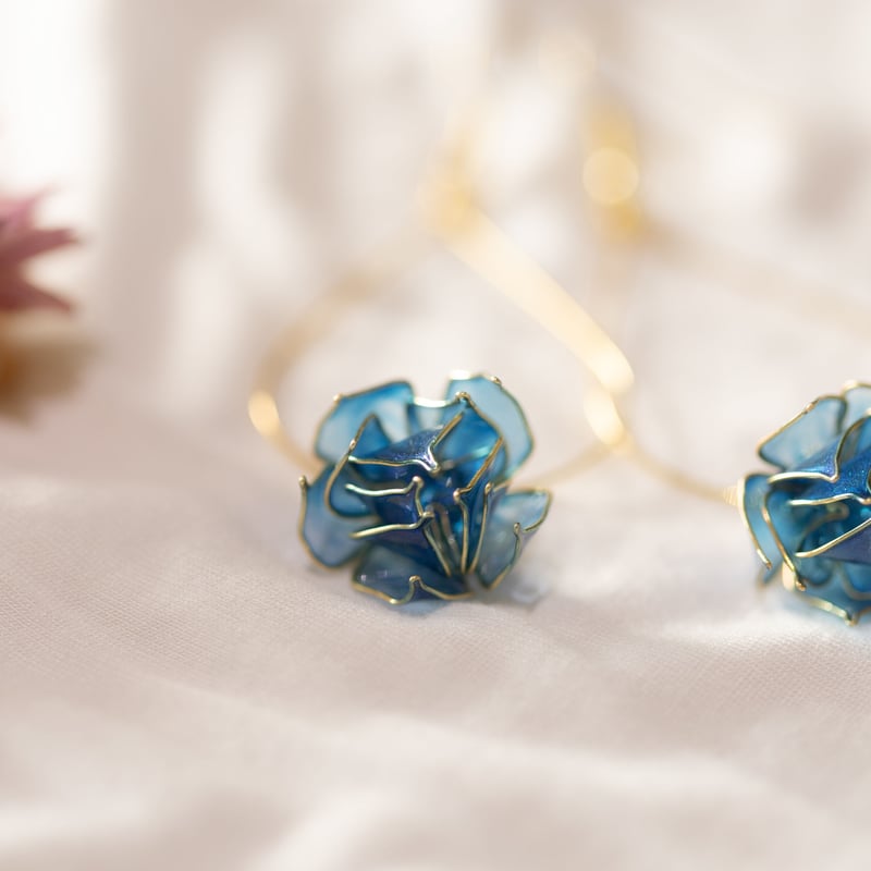 アメリカンフラワーのピアス | qué mona