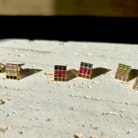 3色ピアス