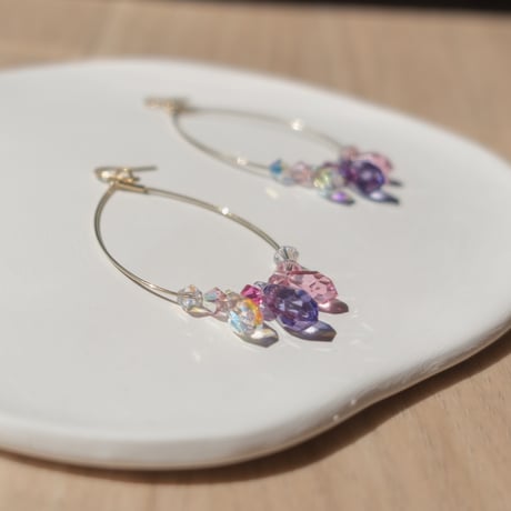 スワロフスキーのピアス