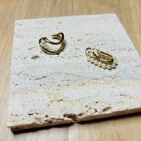ペルラとラインストーン　イヤーカフセット