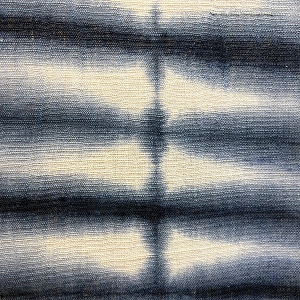 新品】手染め暖簾 新品】武州正藍染 手染めのれん85×150cm かすり