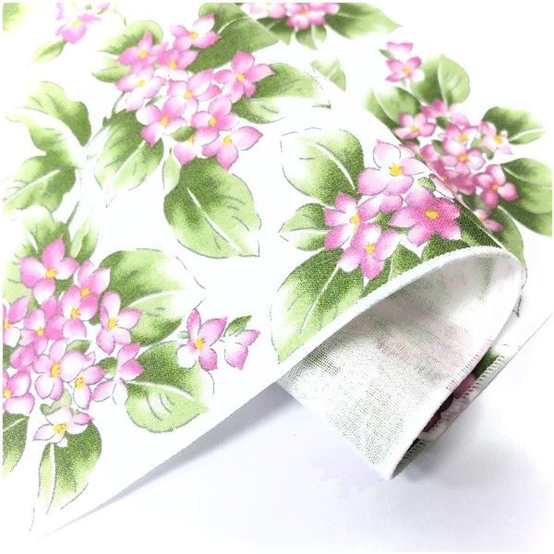 NO.43紫陽花桃　ガーゼハンカチ　ハンカチ　ハンドメイド　オーダー　北欧 NO.43紫陽花桃ガーゼハンカチハンカチハンドメイドオーダー北欧