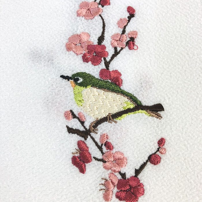 yurimama様✨晴れ着などに✨モダンな洋風デザインの刺繍半襟 伊達衿