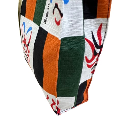 バッグ 隈取柄 おしゃれ ミニバッグ 日本製 和風 歌舞伎 くま