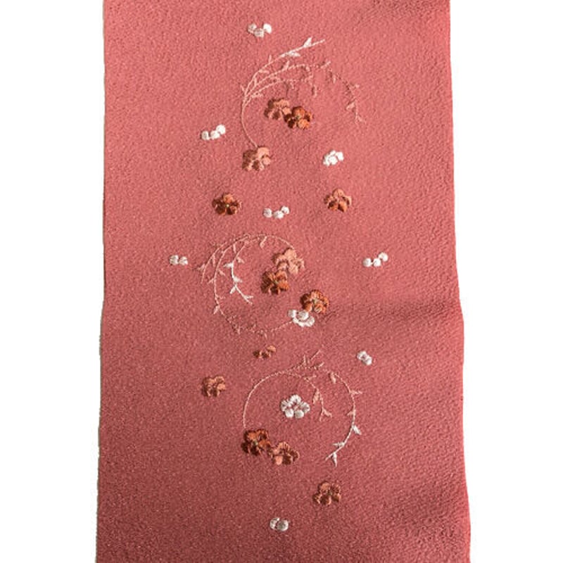 半襟 刺繍 カラー半襟 おしゃれ 半衿 かわいい 花柄 洗える 半えり
