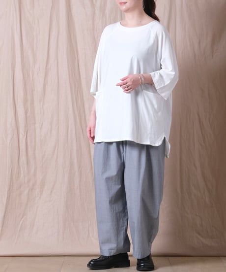 【TISSU】接触冷感マルチエフェクト天竺　ラグランTシャツ(2サイズ展開）