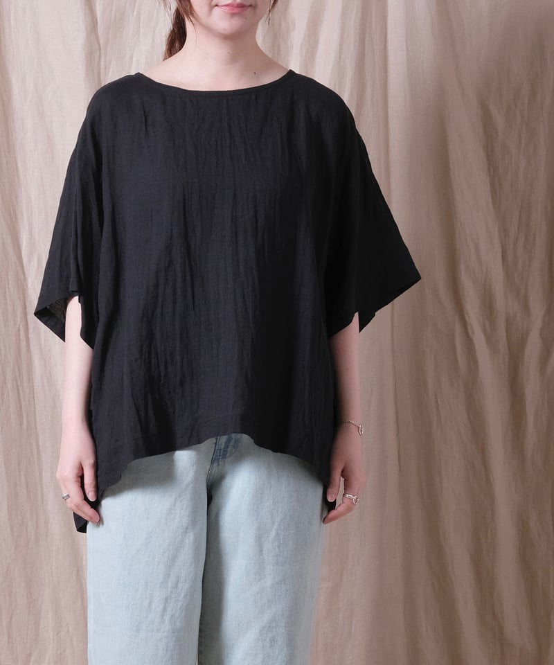 未使用　2025新作　スズキタカユキ　pullover blouse ブラック suzuki takayuki】pullover blouse | cocuu
