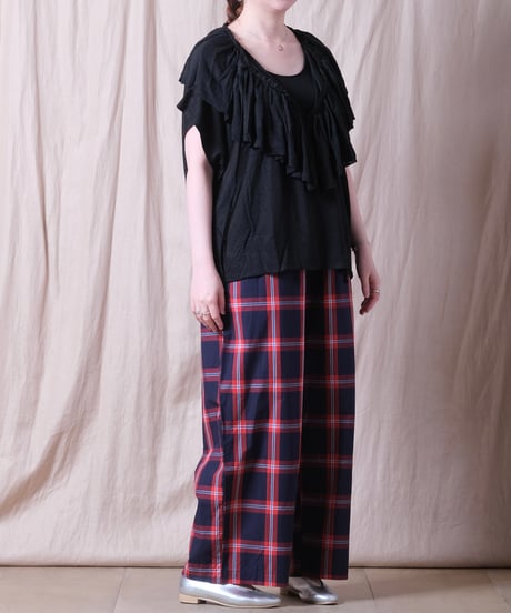【shida】frill skipper pullover/26SS
