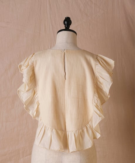 【BUNON】Pin Tuck Ruffle Collar/BN2477