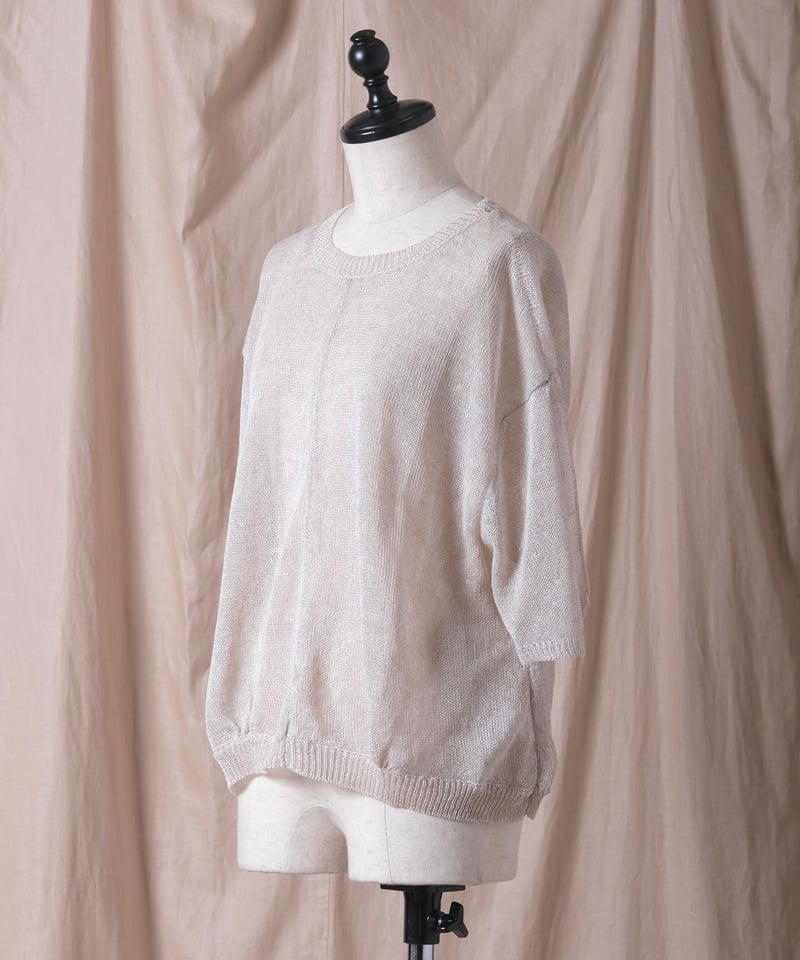 suzuki takayuki knitted t-shirt リネン ニット suzuki takayuki knitted t-shirt（スズキタカユキ ニッティドT