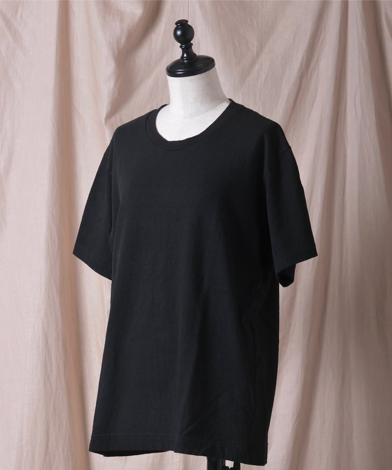 トップス suzuki takayuki knitted t-shirt black トップス suzuki takayuki knitted t-shirt black suzuki