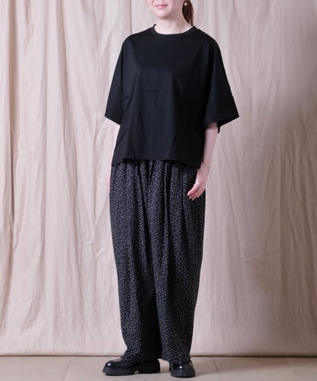 【UNIVERSAL TISSU】コンパクトクールローレル天竺 ドルマンスリーブワイドTシャツ/UT261CT019