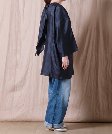 【BUNON】Ribbon Big Blouse