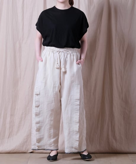 【BUNON】Ruffle Tuck Pants