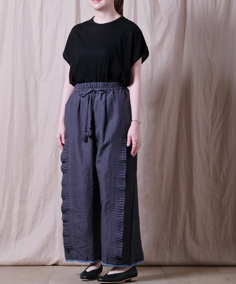 【BUNON】Ruffle Tuck Pants