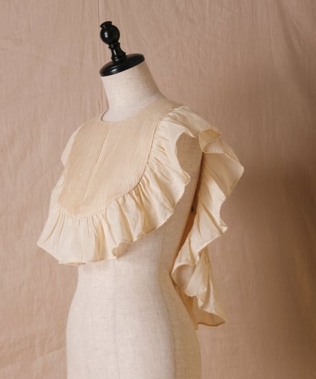 【BUNON】Pin Tuck Ruffle Collar/BN2477