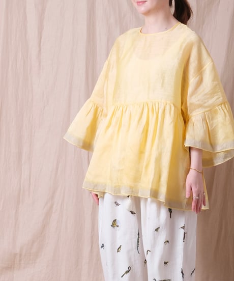 【BUNON】Wide Sleeve Blouse