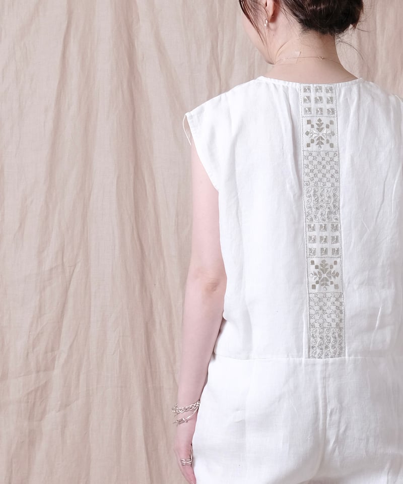 BUNON】 Embroidery Overalls | cocuu