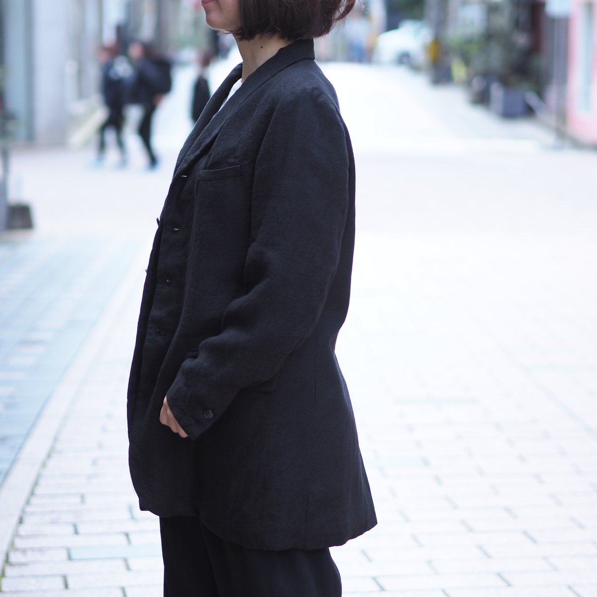 suzuki takayuki】peaked-lapel jacket/S241-35 | suzuki takayuki】peaked-lapel jacket/S241-35 |