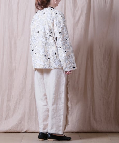 【BUNON】Brids Embroidery Blouson