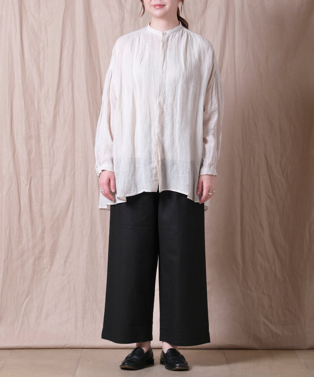 値下げ　ikkuna suzuki takayuki over blouse suzuki takayuki over blouse ⅠI（S221-10） - poooL (online shop)