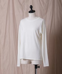 【TISSU】ウォッシャブルウール天竺 クルーネックプルオーバー/2サイズ展開/TS233CT092
