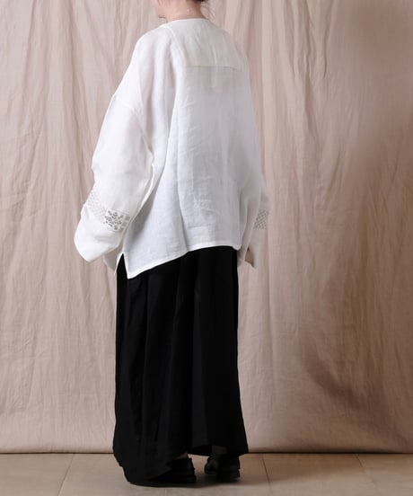【BUNON】Embroidery Wide Pullover