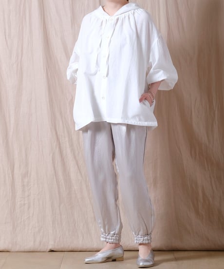 【PARIS DE AOUNE】Naia heavy satin ジョガーパンツ/PA250PT015