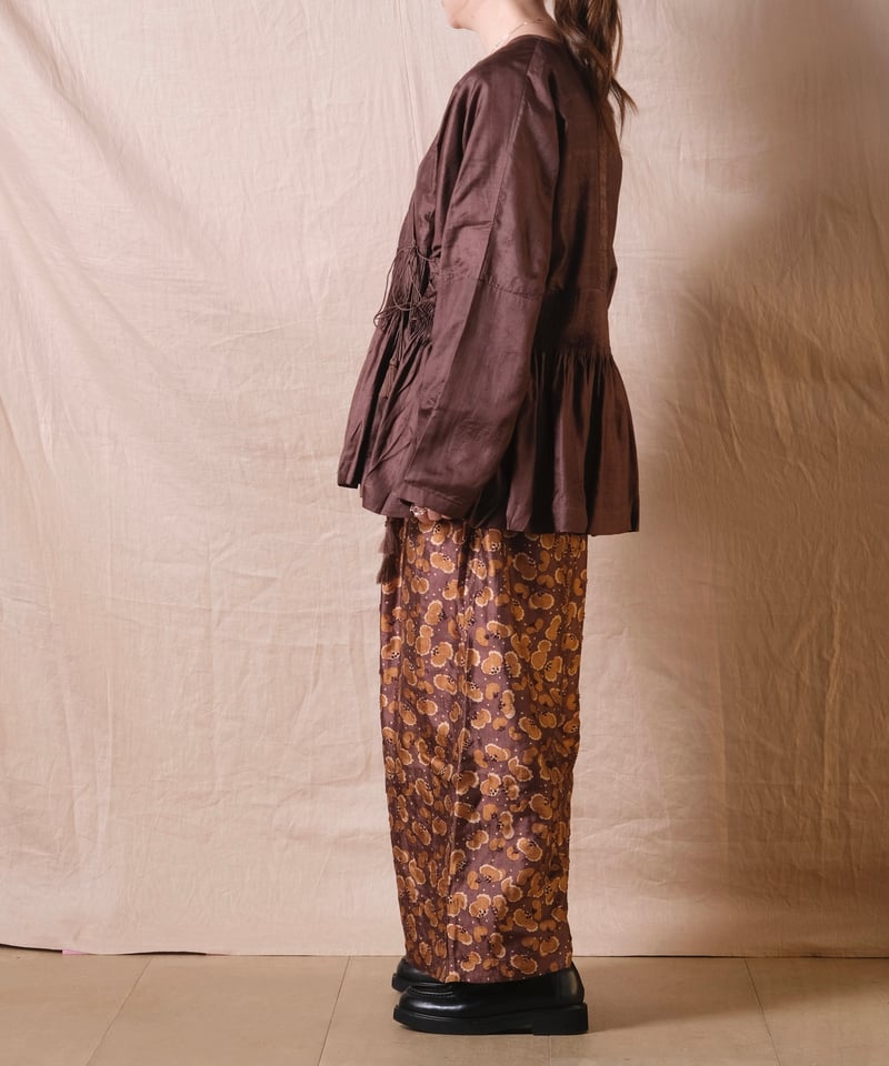 BUNON】Embroidery Tuck pants /BN2467 | cocuu