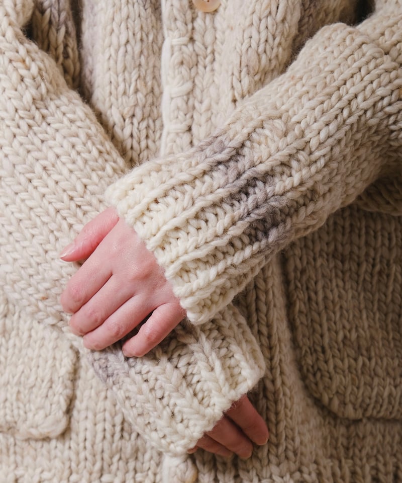 suzuki takayuki】hand-knitted cardigan | cocuu