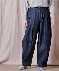 【UNIVERSAL TISSU】5.4ozデニム サイドタックパンツ/UT262PT002