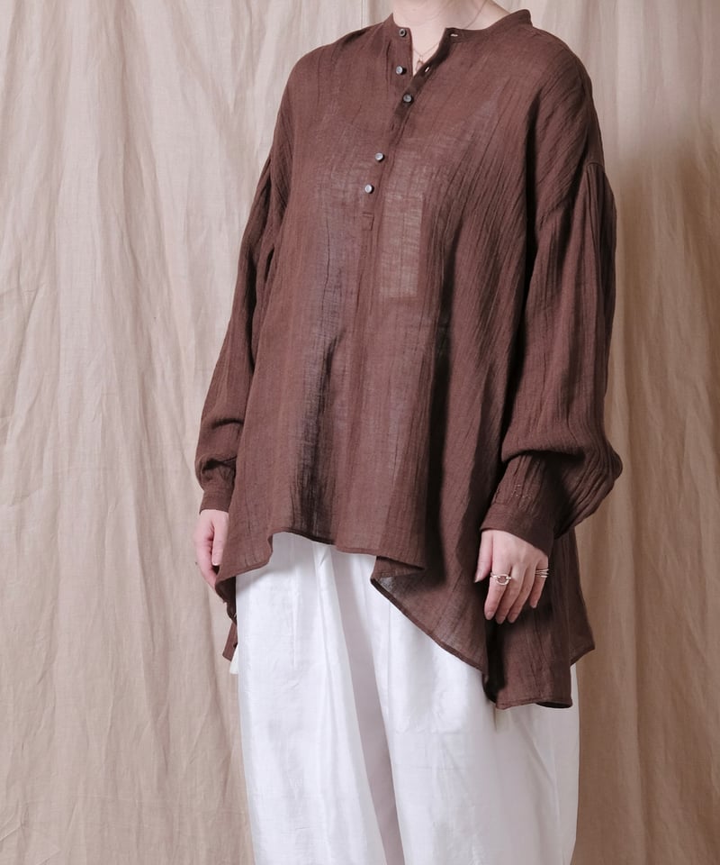 suzuki takayuki】 gauze pullover blouse | cocuu